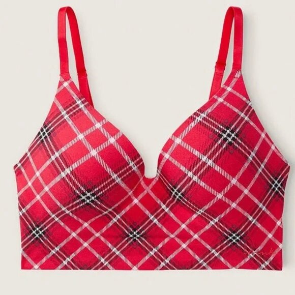 NWT PINK Victoria Secret Loungin Wireless Push-Up Bra - M NWT - Picture 12 of 13